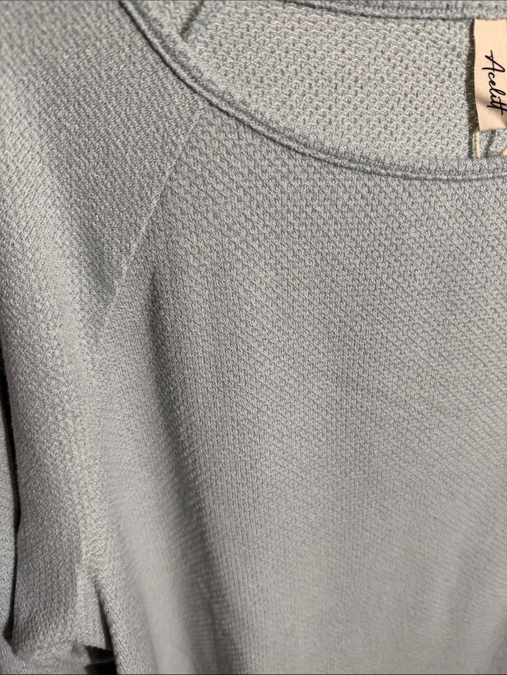 Women’s Light Green Long-Sleeve Top and lightweight sweater- size medium - Picture 2 of 5